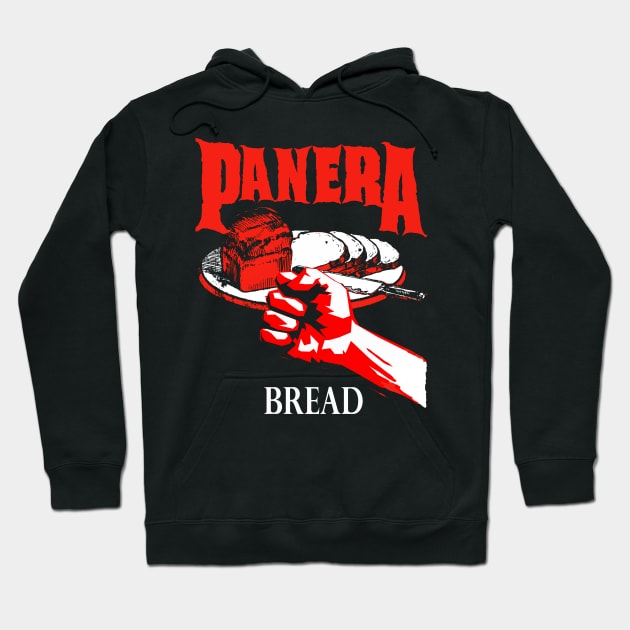 PANERA - Vulgar Display of Bread Band Tee Parody Heavy Metal Hell Fire Funny Music Off Brand Knock Off Hoodie by blueversion